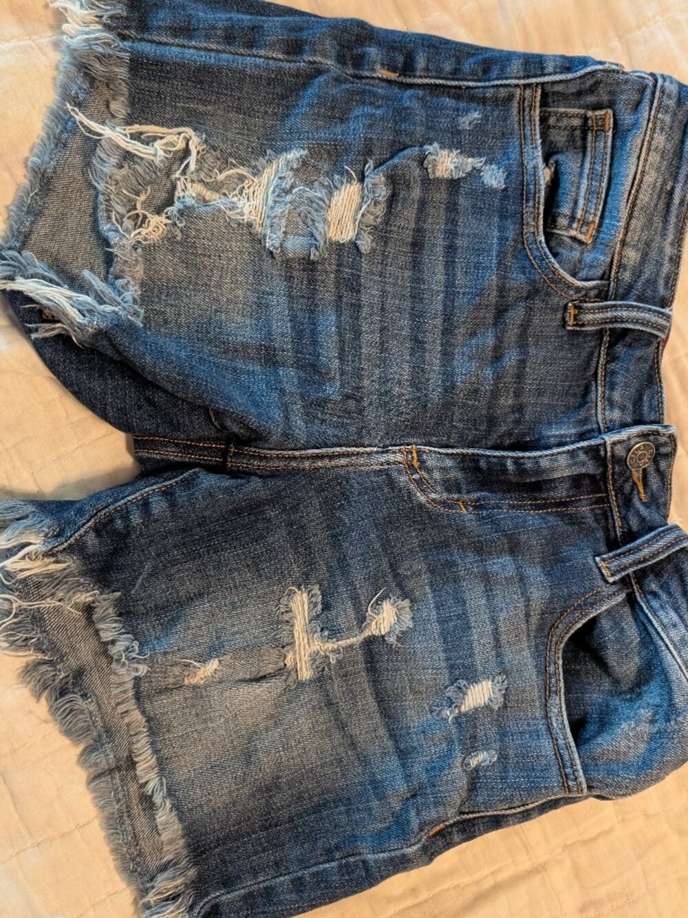 Carly Jean, jean shorts